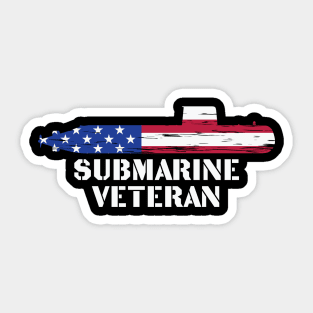 Submarine Veteran Sticker